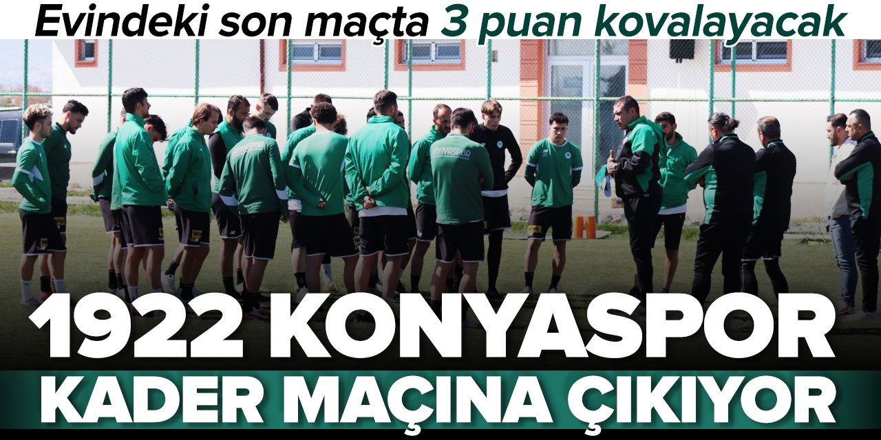 1922 Konyaspor kader maçına çıkıyor: Rakip Küçükçekmece Sinopspor