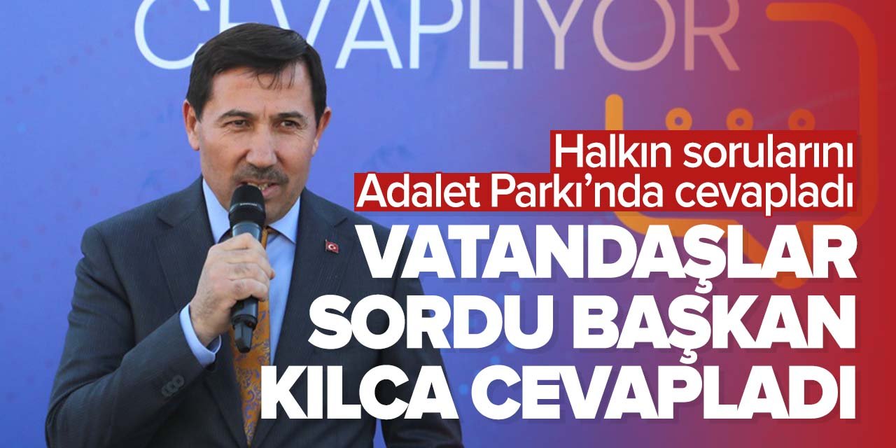 Karatay Belediye Başkanı Hasan Kılca halkın sorularını yanıtladı