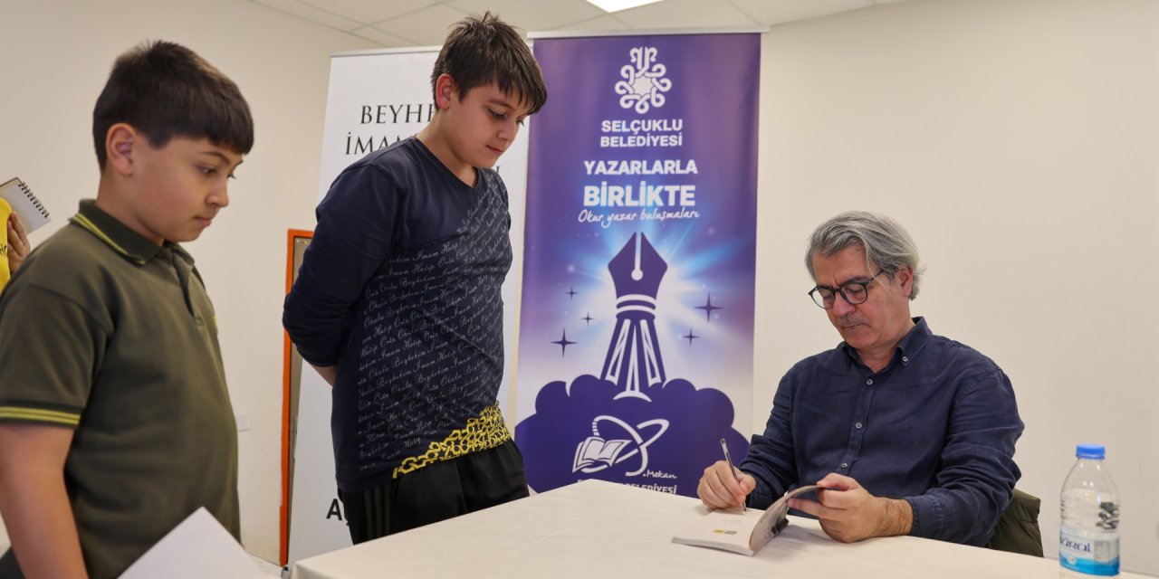Üçüncüsü düzenlendi... Selçuklu'da okur yazar buluşmaları devam ediyor