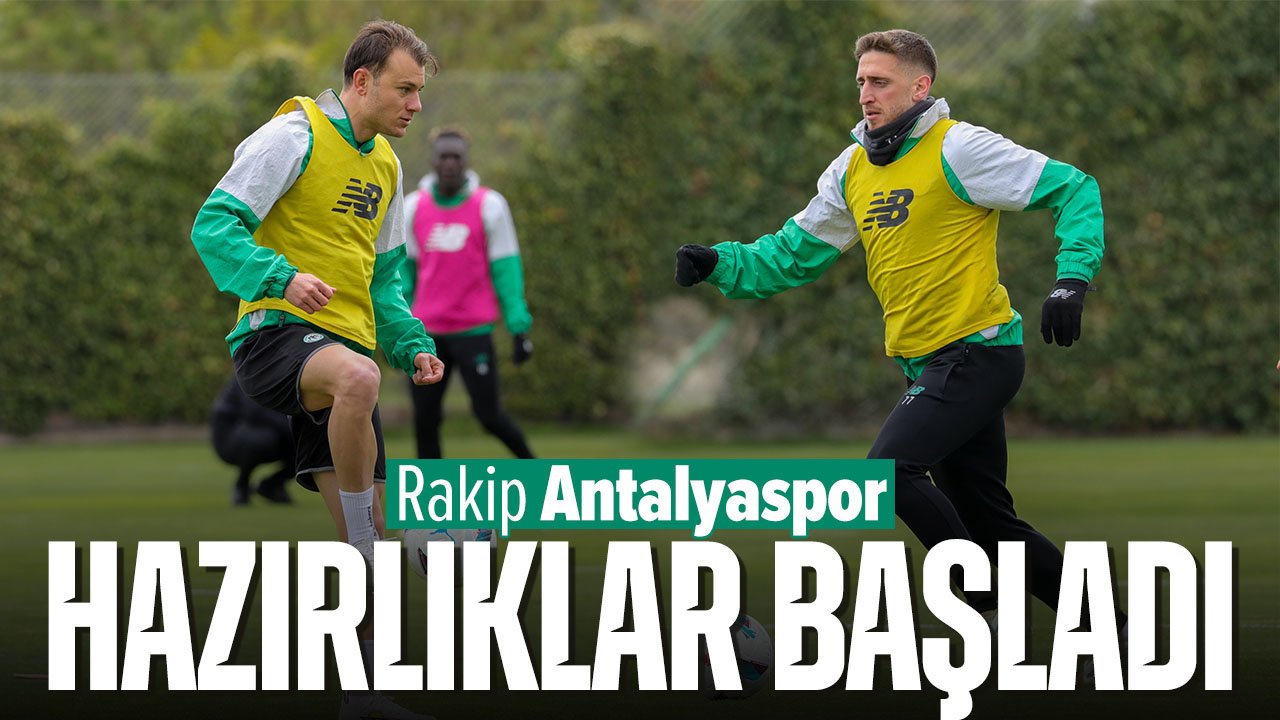 Konyaspor'da rakip Antalyaspor... Maçın hazırlıkları başladı