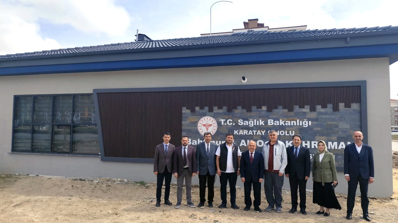 Karatay sağlık alanında çığır açıyor! Her mahalleye bir sağlık tesisi!