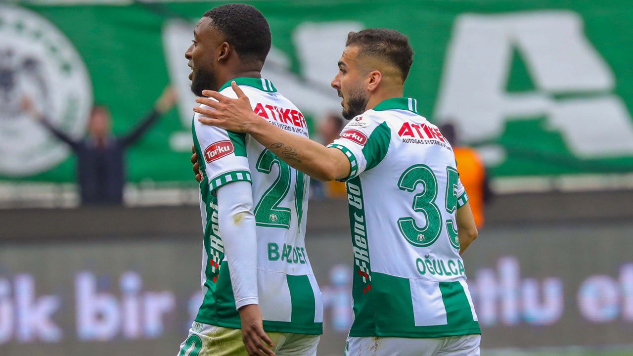 Haftaya damga vurdular: Konyasporlu 3 oyuncu haftanın 11'inde