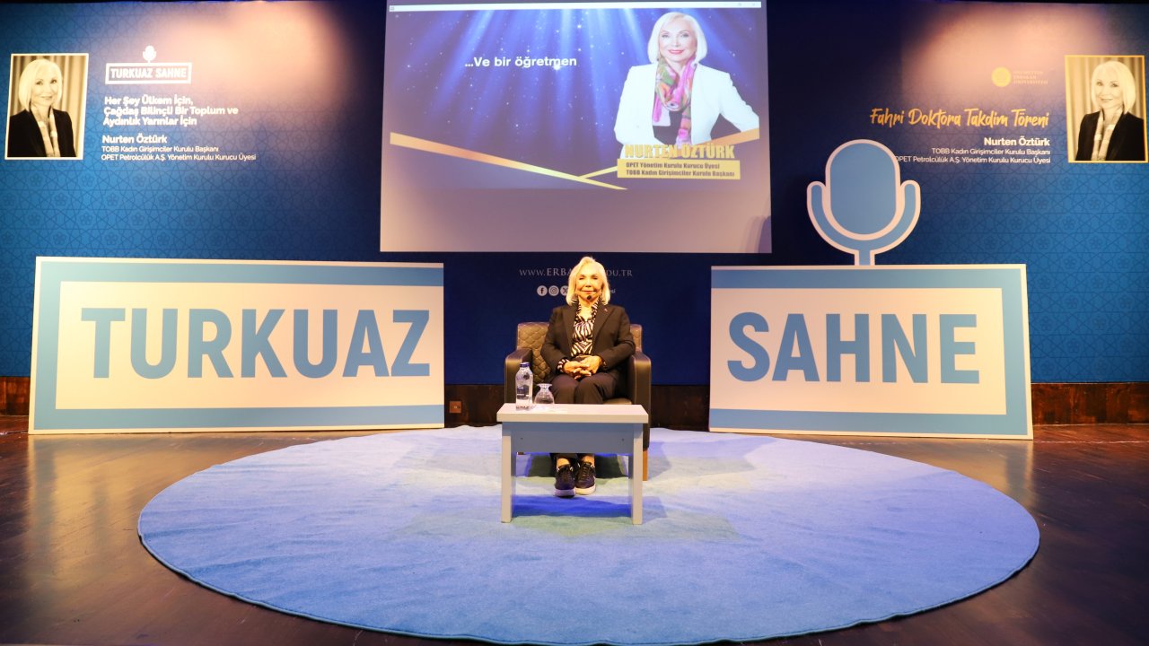 TOBB Kadın Girişimciler Kurulu Başkanı Nurten Öztürk NEÜ'de öğrencilerle buluştu