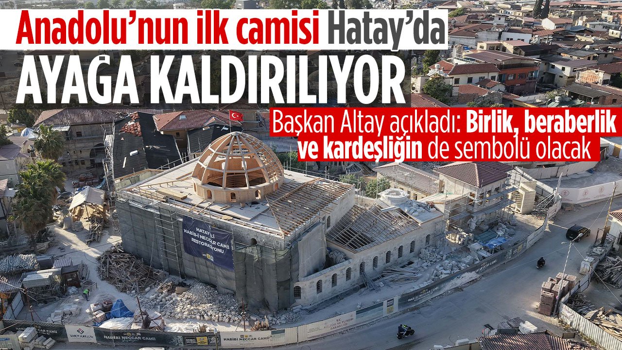 Depremde büyük hasar görmüş yıkılmıştı... Başkan Altay müjdeyi verdi