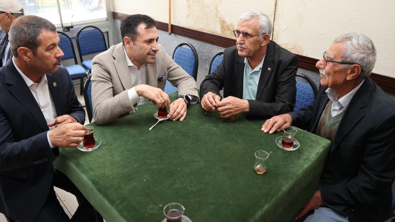 Başkan Özgökçen Cihanbeyli'yi ziyaret etti! Birlik, vefa ve gelecek vurgusu yaptı
