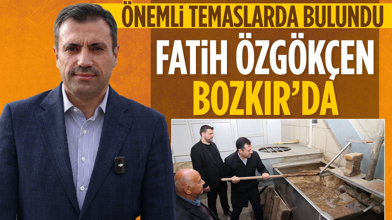 Toplumun her kesimiyle buluştu... AK Parti Konya İl Başkanı Özgökçen Bozkır'da