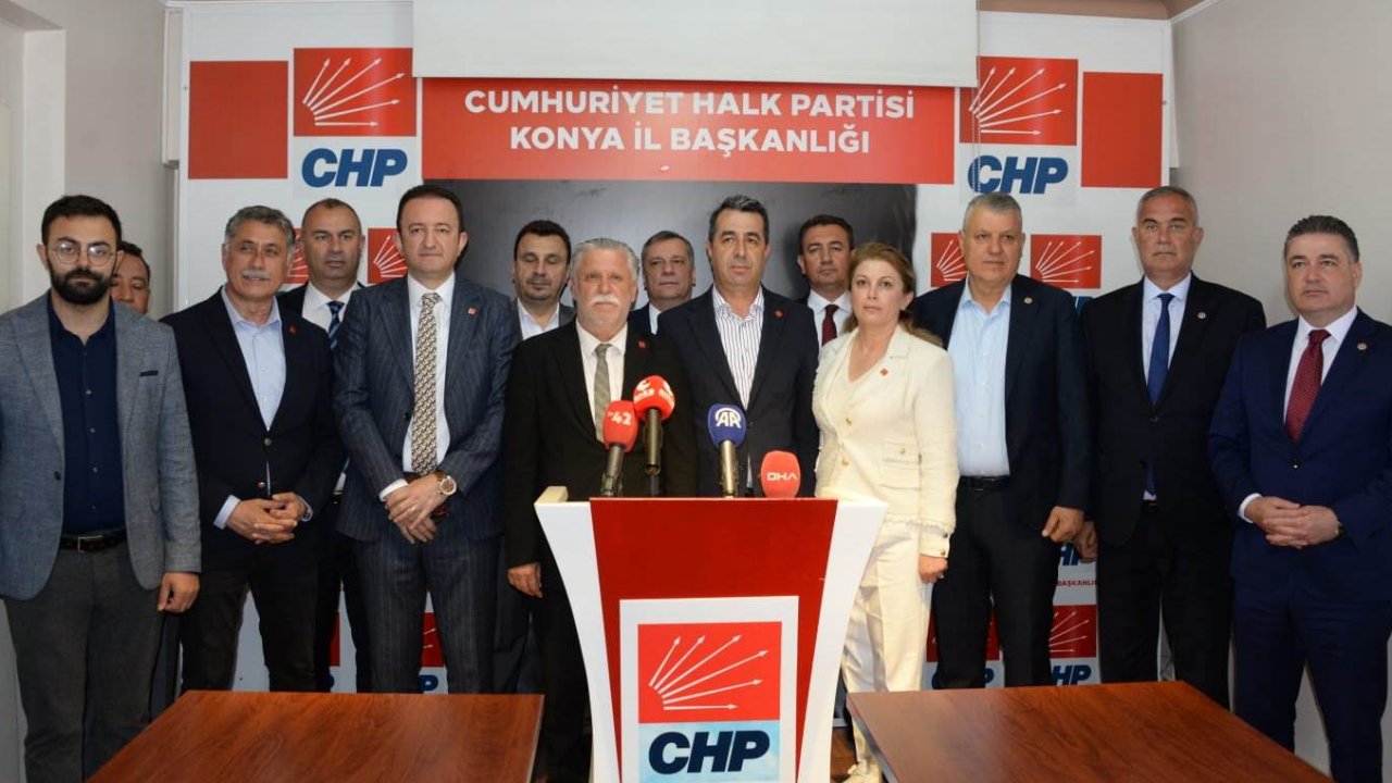 CHP Konya, Özgür Özel'in Konya'da yapacağı mitinge davet etti