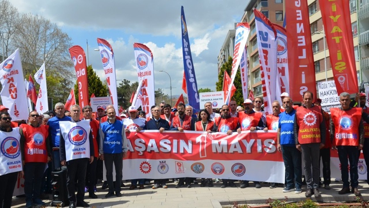 Konya'da 1 Mayıs'ı coşkuyla kutladılar