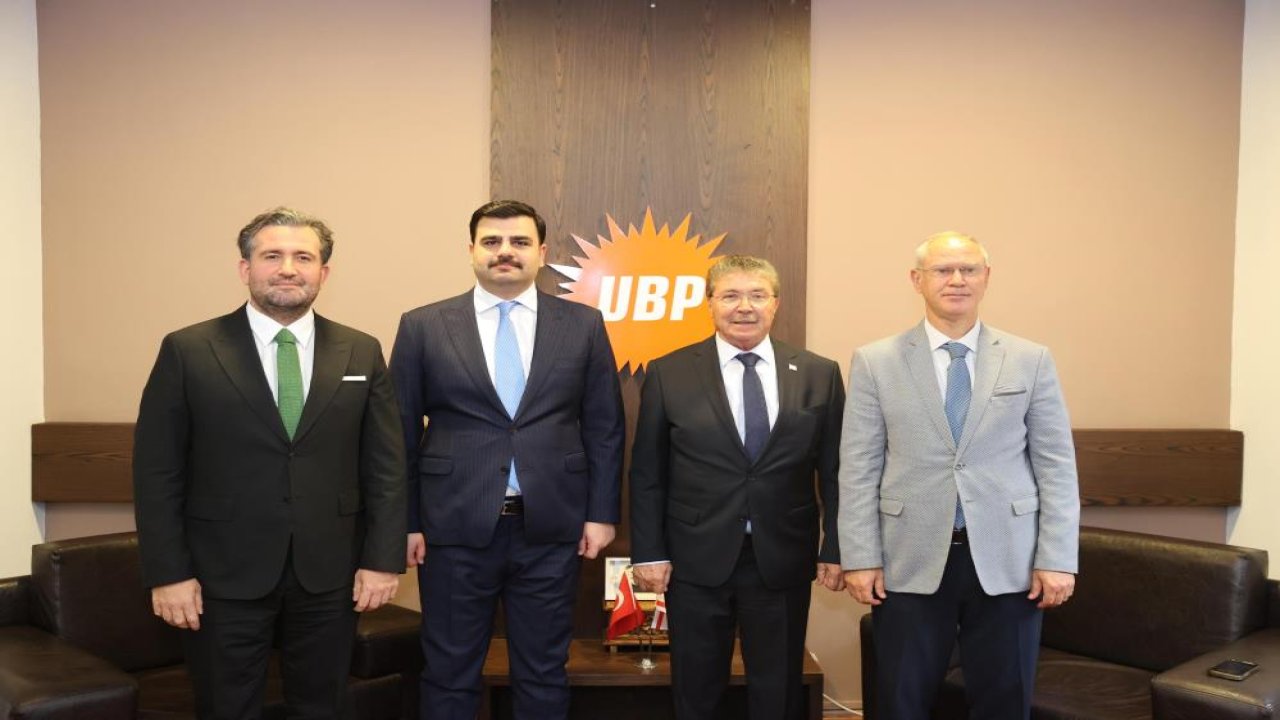 AK Parti Genel Sekreteri İnan, KKTC Cumhurbaşkanı Tatar'ı ziyaret etti!