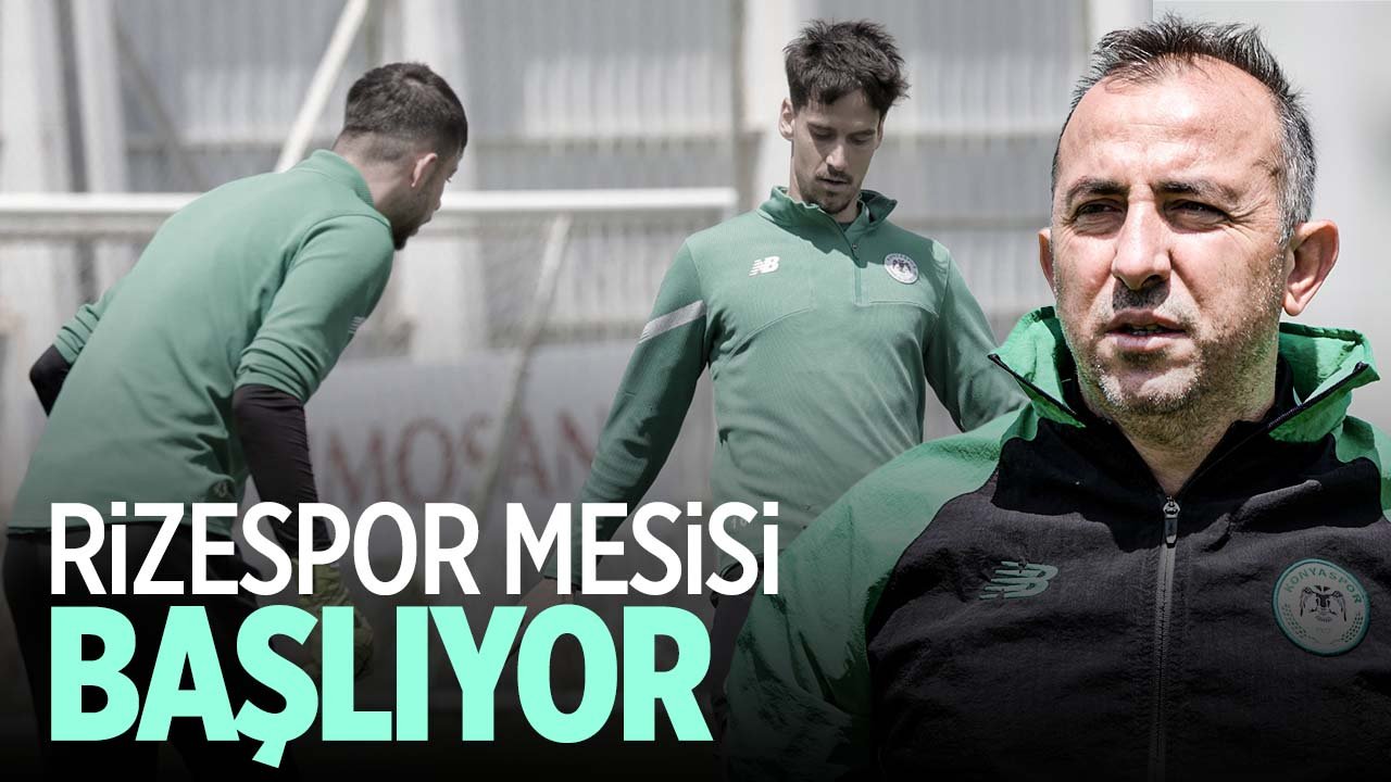 Konyaspor'da Rizespor hazırlıkları yarın başlayacak