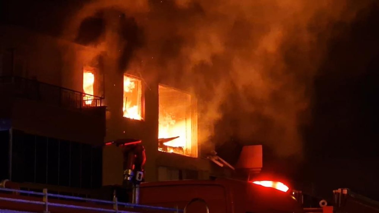 Konya'da gece saatlerinde patlama ve yangın yaşandı! 1'i ağır 12 kişi yaralandı