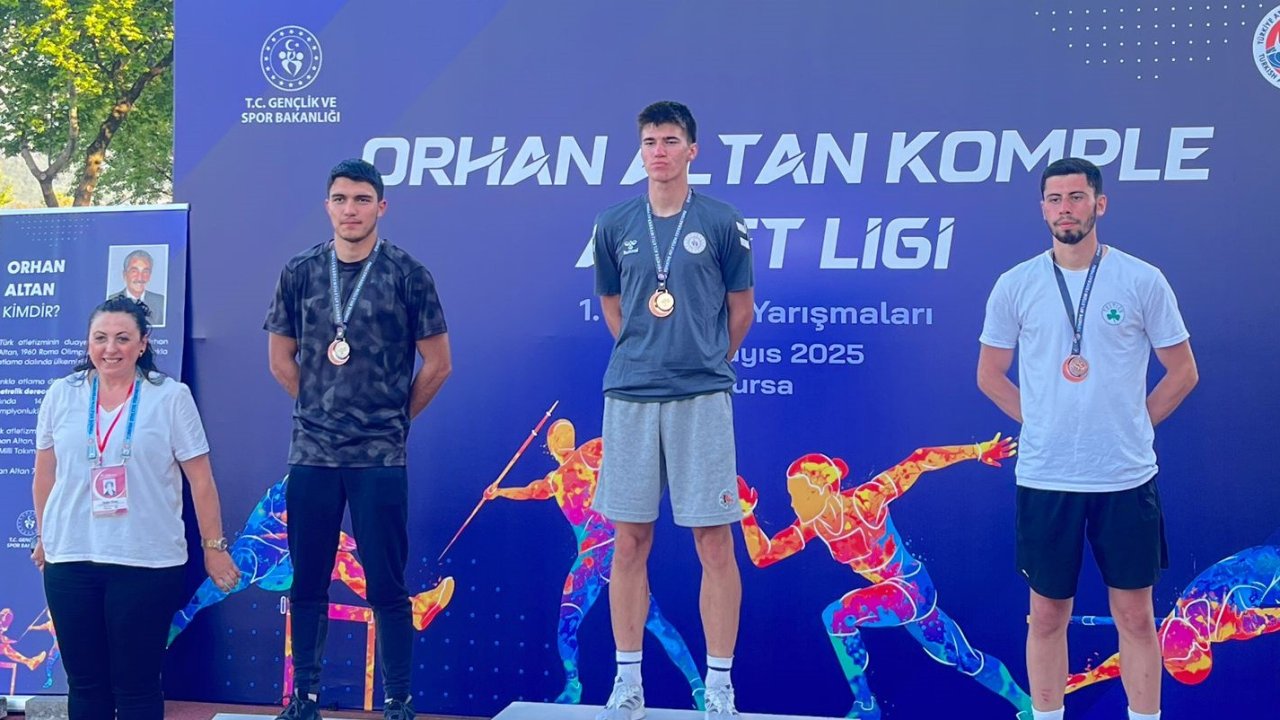 Atletizmde Konya'nın gururu oldu: Seyhun Efe Bükmen altın madalyanın sahibi