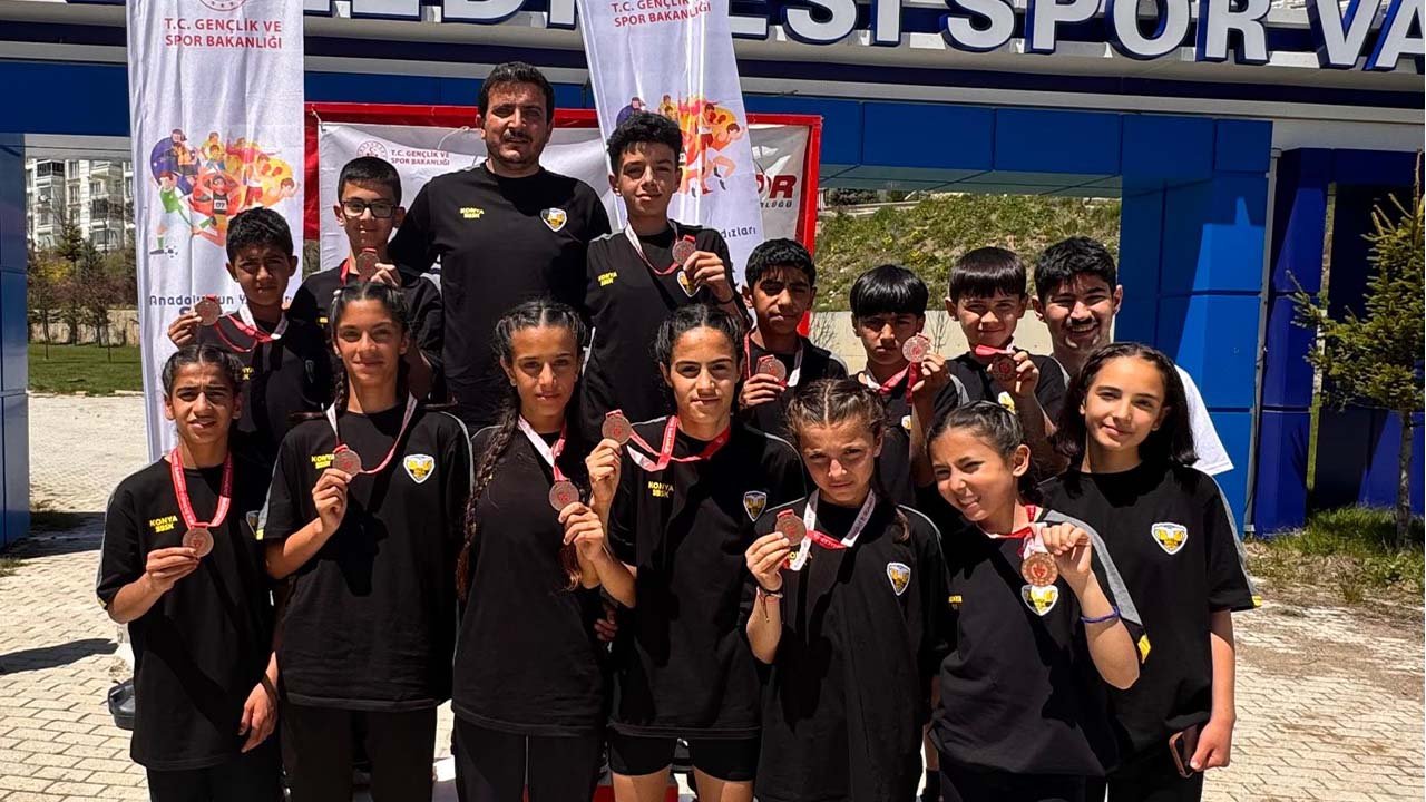 Atletizmde Konya imzası: 14 sporcu madalya sevinci yaşattı