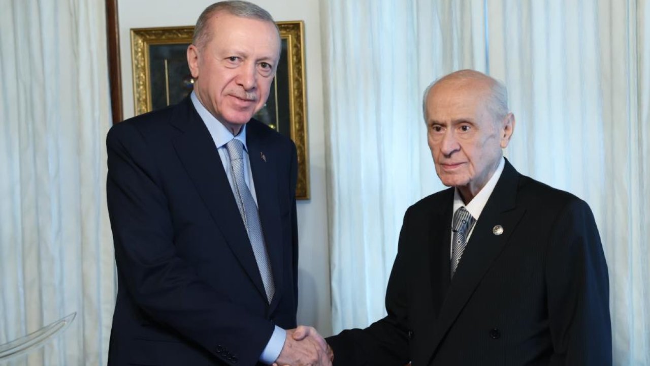 Cumhurbaşkanı Erdoğan, MHP Genel Başkanı Bahçeli ile görüşüyor