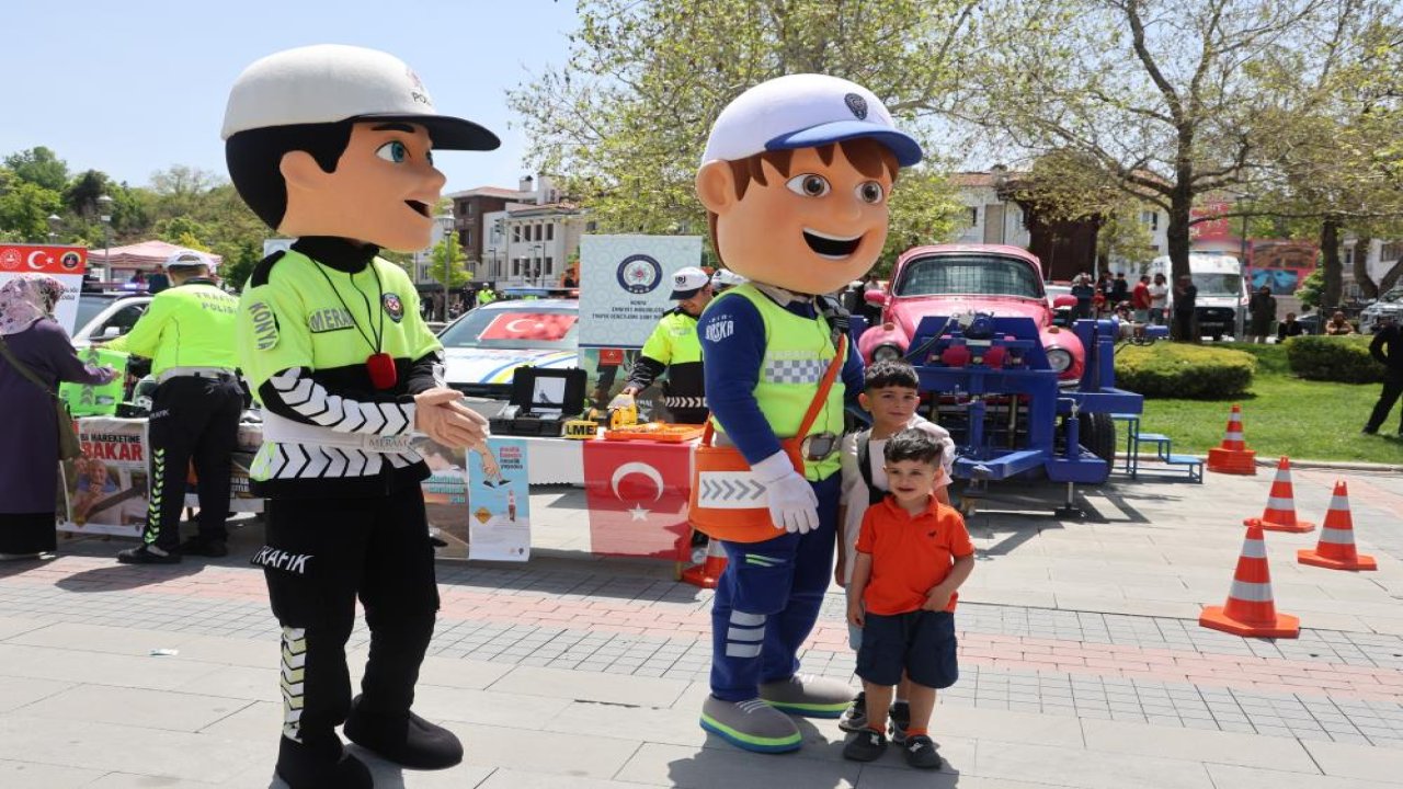 Konya'da Karayolu Trafik Haftası kutlanıyor