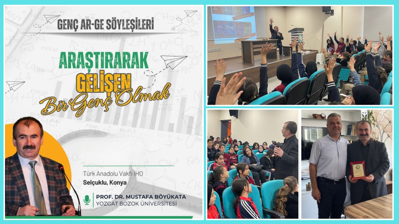 "Araştırarak Gelişen Genç" Söyleşisi Konya'da Yapıldı