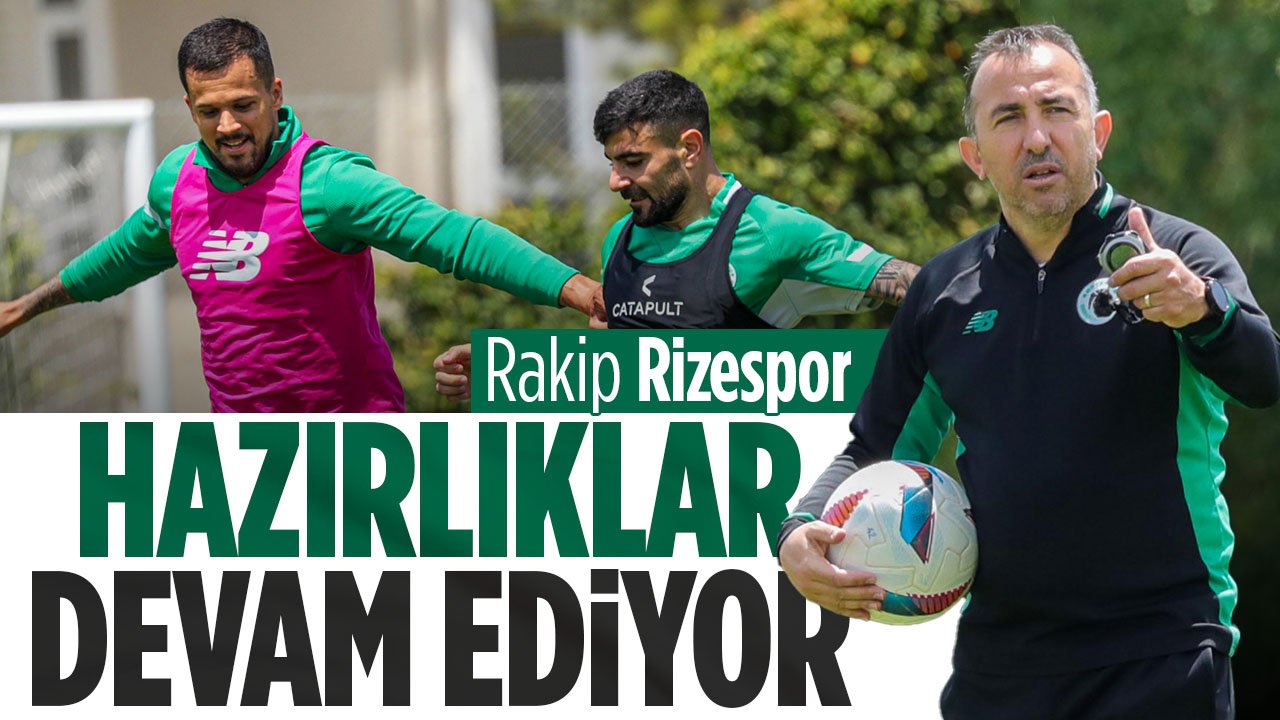 Konyaspor, Rizespor maçının hazırlıklarına devam etti