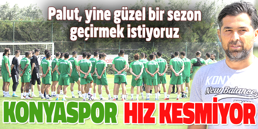 KONYASPOR HIZ KESMİYOR