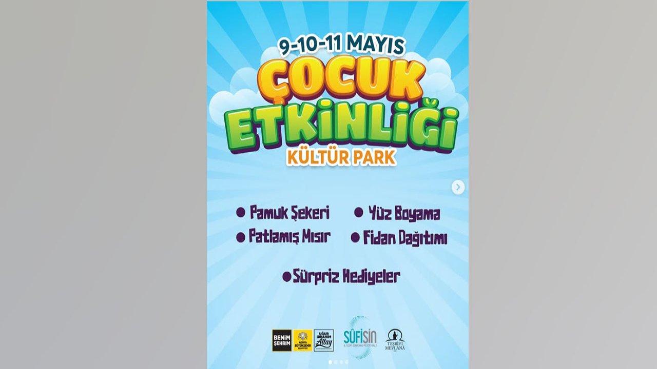 Kültür Park’ta Rengârenk Bir Çocuk Şenliği Başlıyor!