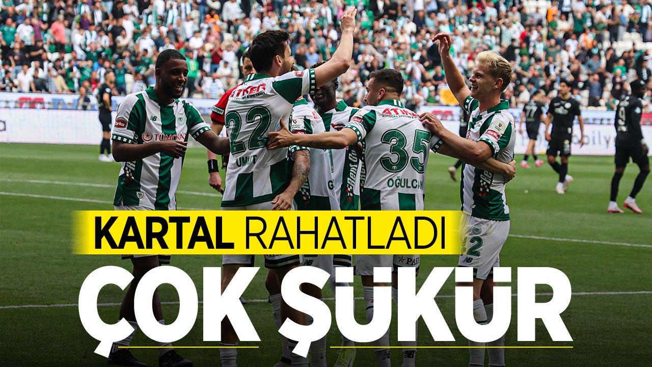 Konyaspor rahatladı: Rize'yi Umut'umuz yendi