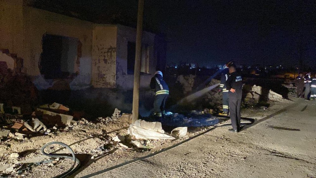 Konya'da '13 katlı binada yangın' ihbarı verildi müstakil ev çıktı