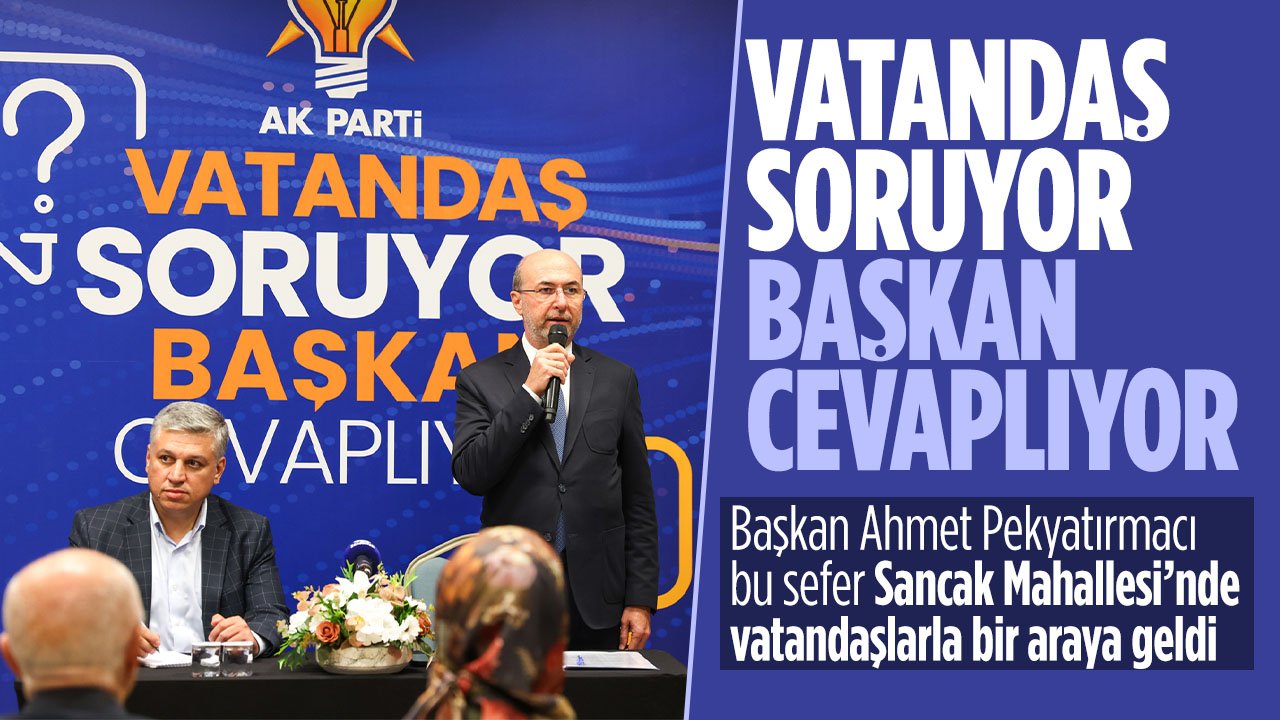 Selçuklu'da 'Vatandaş Soruyor Başkan Cevaplıyor' programı devam ediyor! Pekyatırmacı vatandaşla buluştu