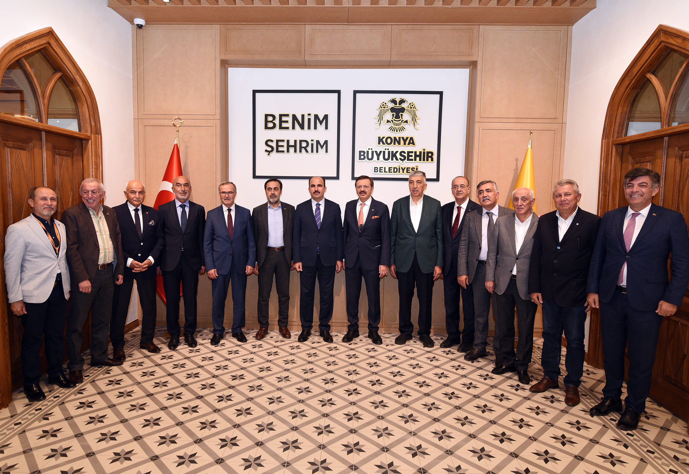 TOBB Başkanı Hisarcıklıoğlu Başkan Altay’ı Ziyaret Etti