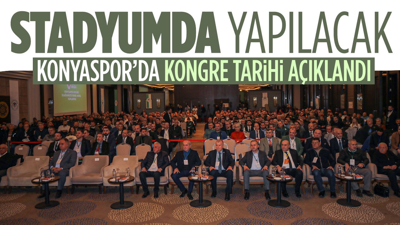 Konyaspor'da Kongre tarihi ve yeri açıklandı: Stadyumda yapılacak