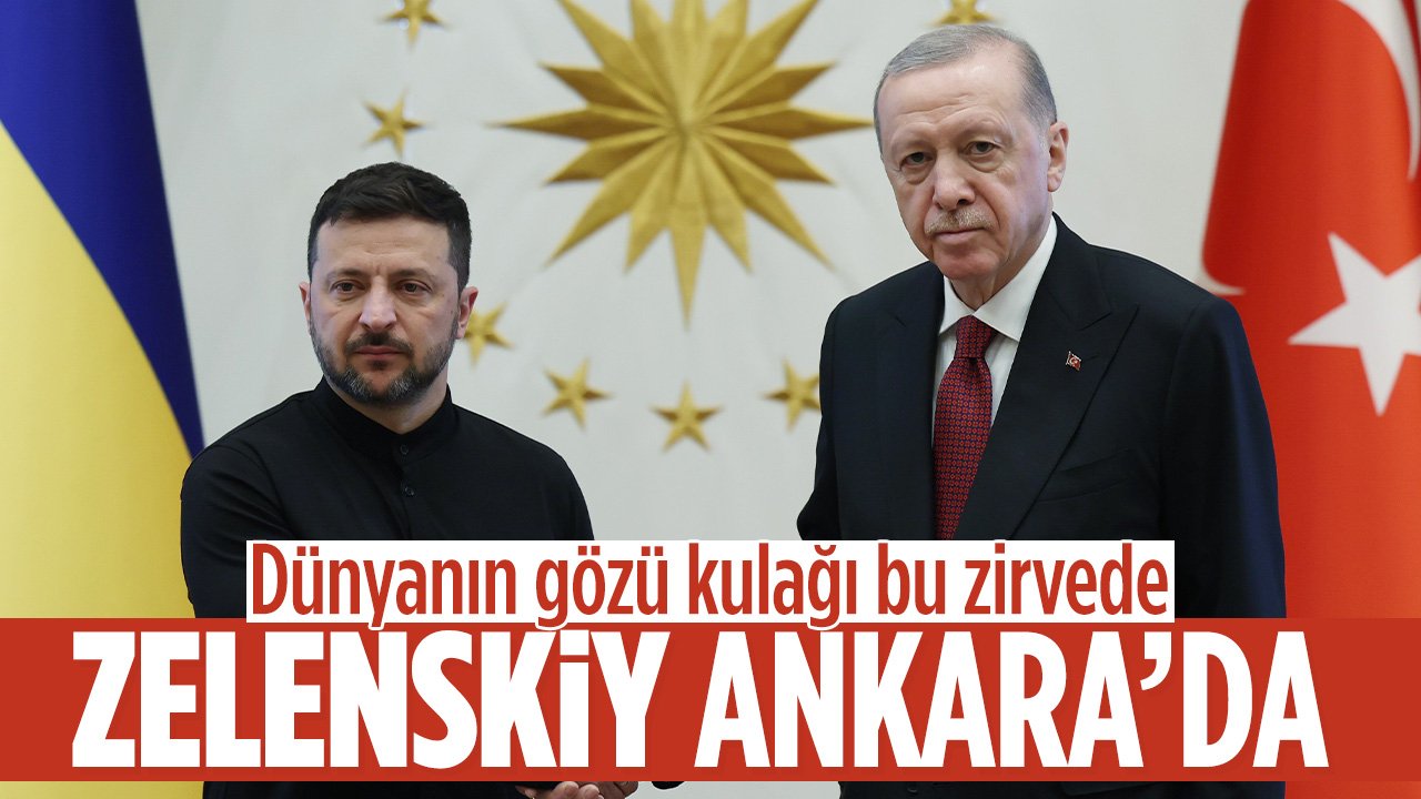 Zelenskiy Ankara'da: Cumhurbaşkanı Erdoğan, Ukrayna Devlet Başkanı Zelenskiy ile görüştü