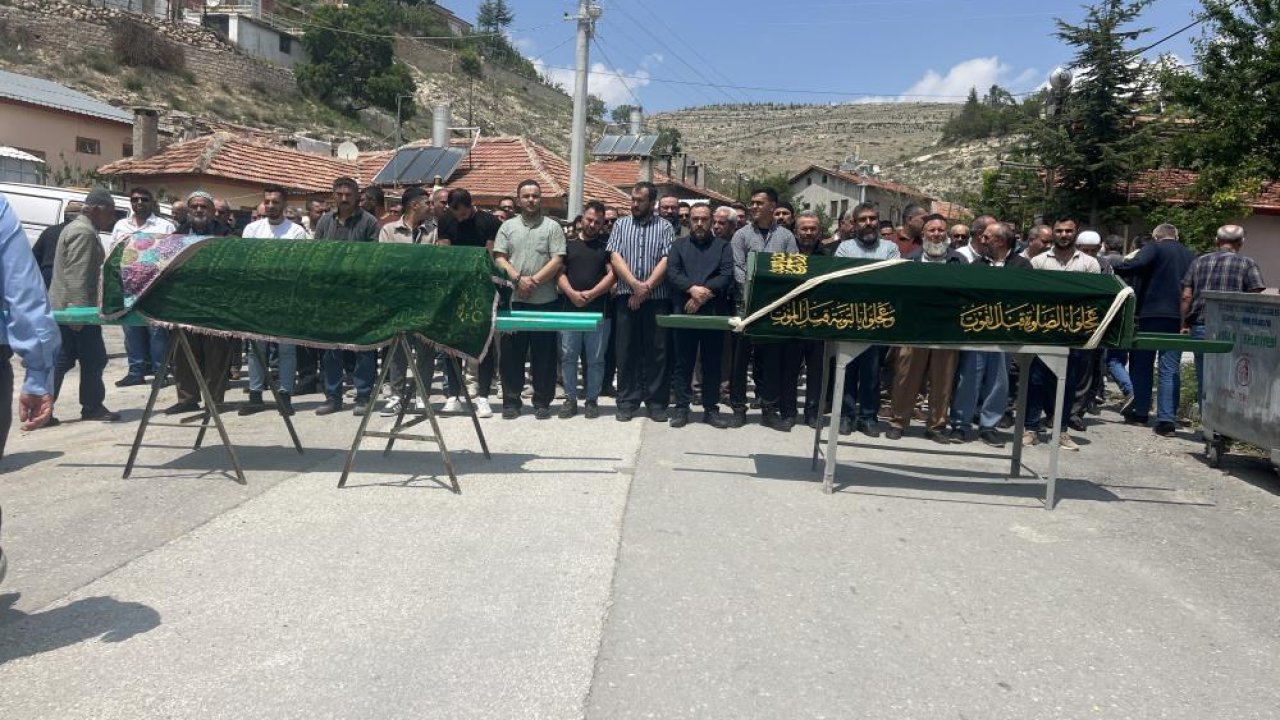 Konya'da yangında hayatını kaybeden yaşlı çifte acı veda