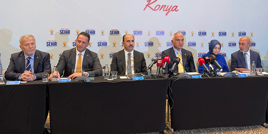Kültür ve Turizm Bakanı Mehmet Nuri Ersoy, Konya'da
