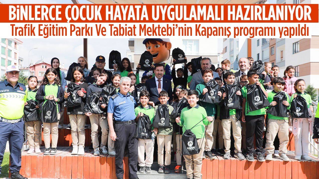 Konya'da binlerce çocuk hayata uygulamalı hazırlanıyor