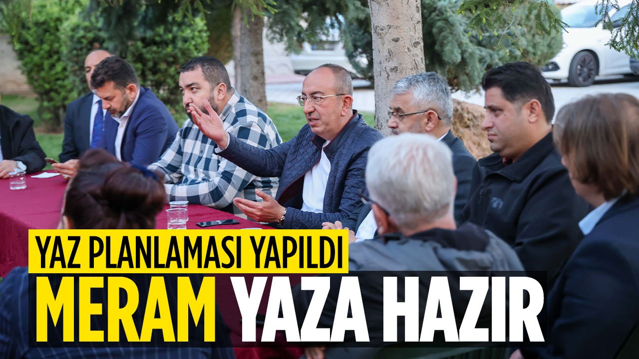 Meram Belediyesi yaza hazır: Planlamalar yapıldı