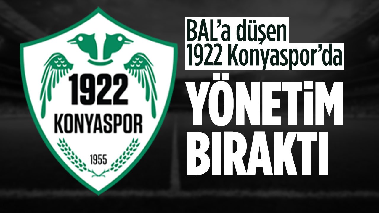1922 Konyaspor'da yönetim kurulu görevi bıraktı: Olağanüsü Kongre'ye gidiliyor