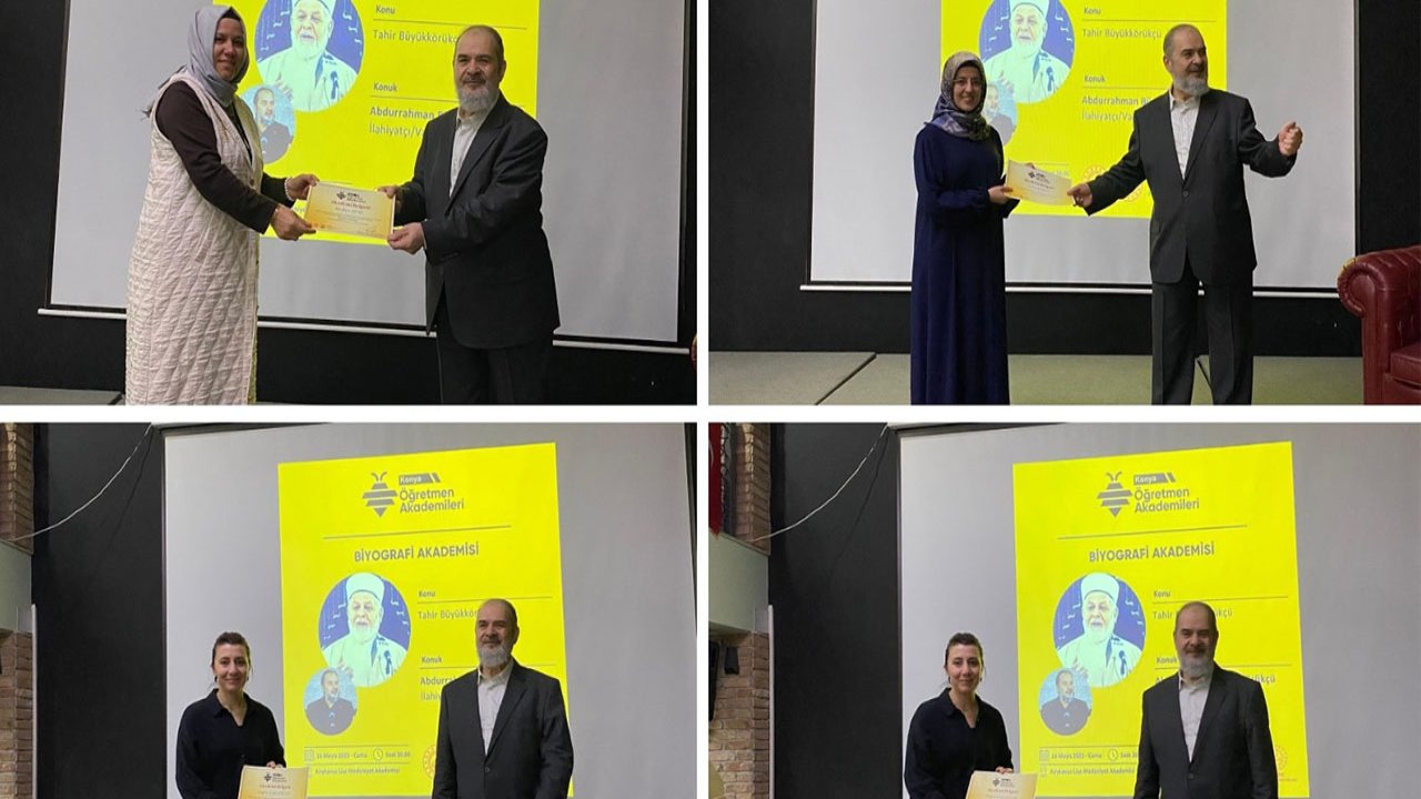 Biyografi Akademisinde Katılımcı Öğretmenlere Sertifikaları Verildi!
