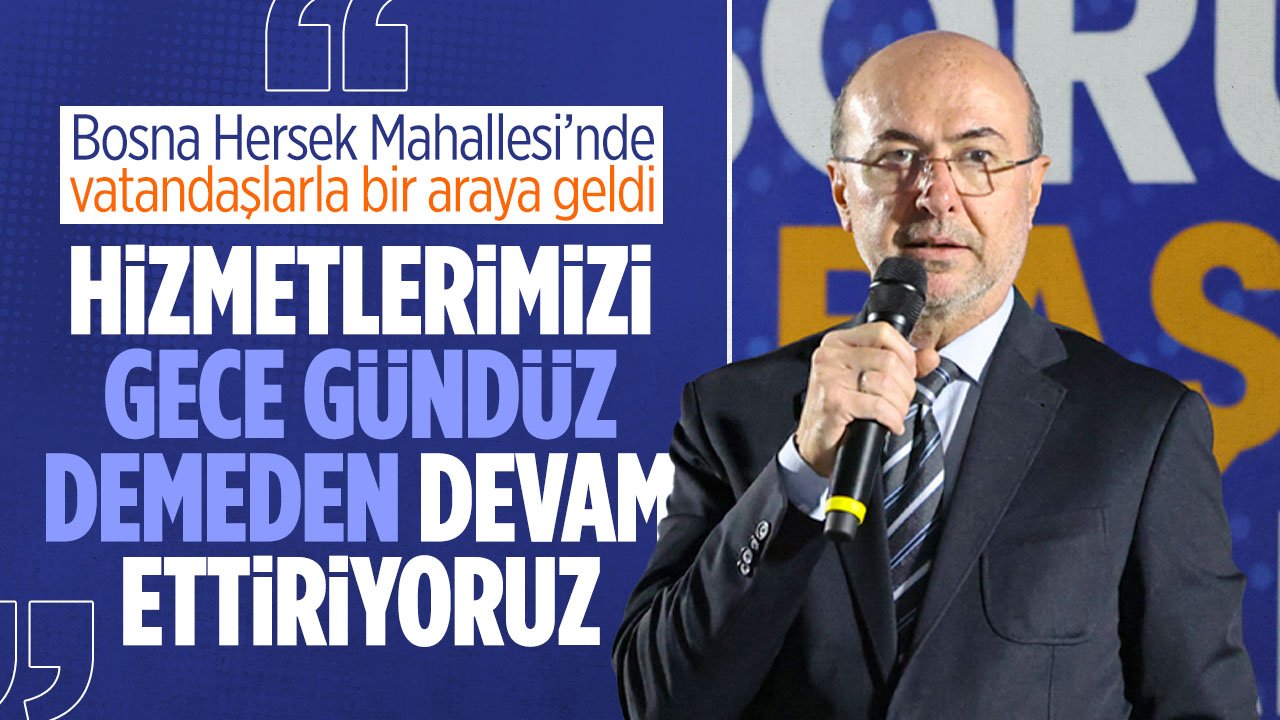 Selçuklu Belediye Başkanı Pekyatırmacı: 'Hizmetlerimizi gece gündüz demeden devam ettiriyoruz'