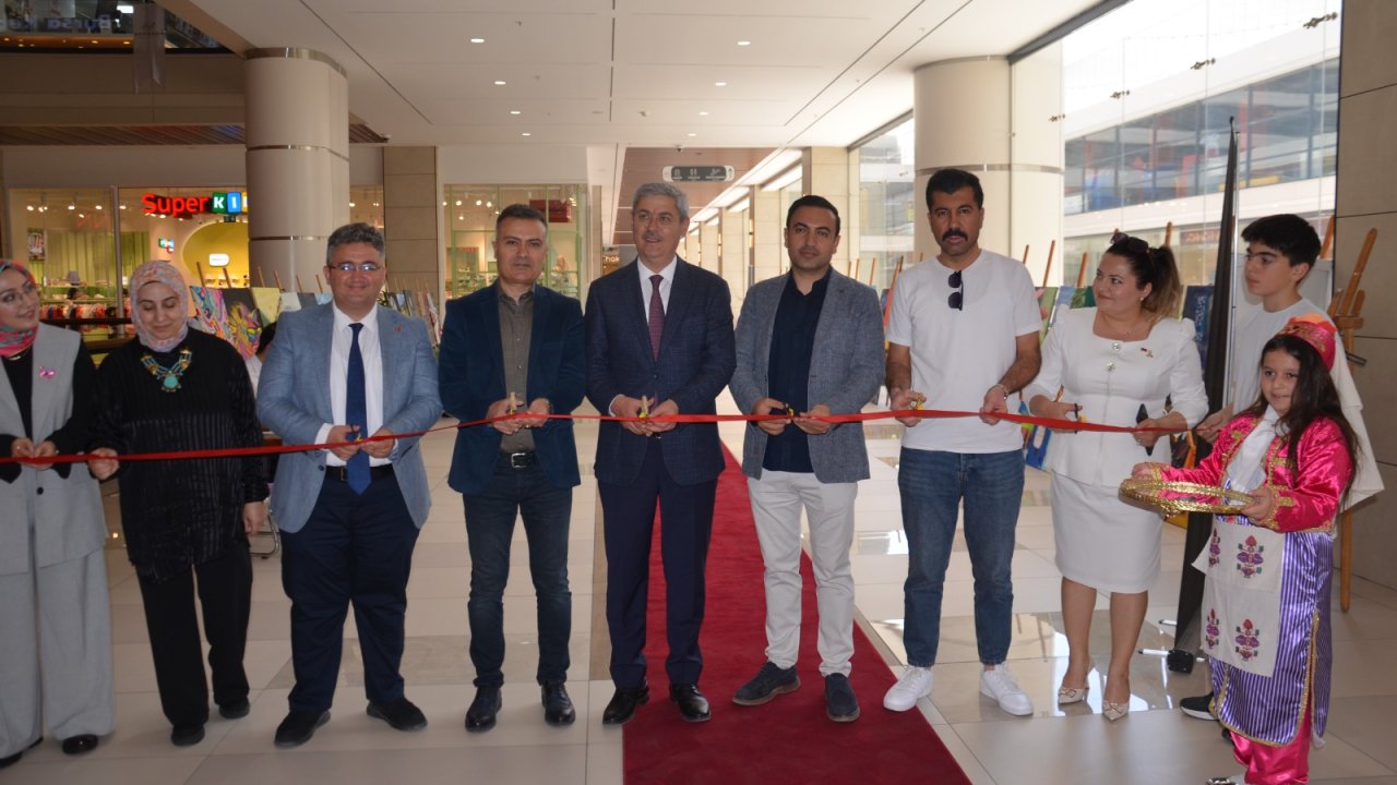 Tedem’li öğrencilerin resim ve ahşap boyama sergisine ilgi yoğundu!