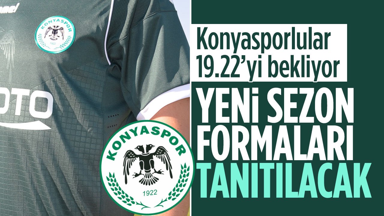 Konyaspor taraftarı beklemeye geçti: Formalar 19.22'de tanıtılacak
