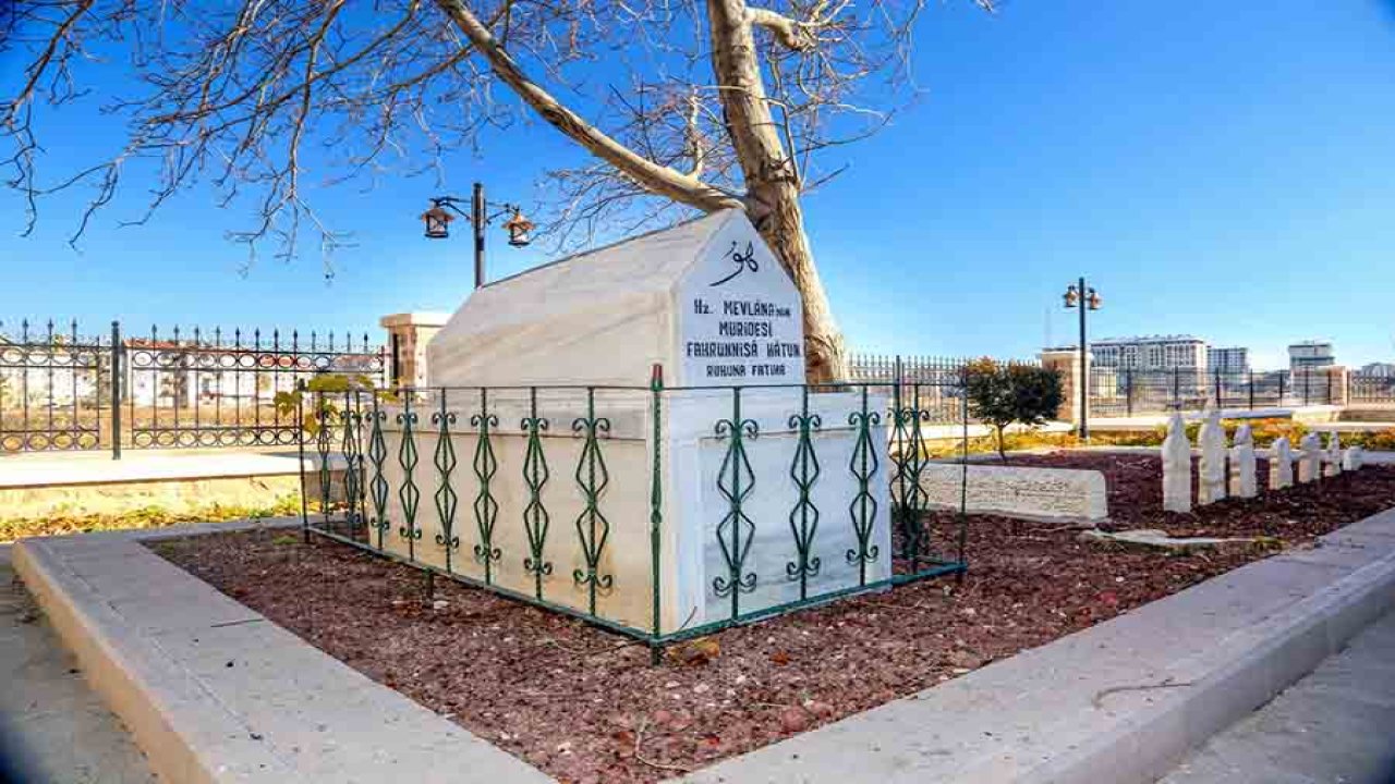 Konya’da Fahrünnisa Hatun Türbesi: Mevlânâ’nın İlk Kadın Müridesine Vefa