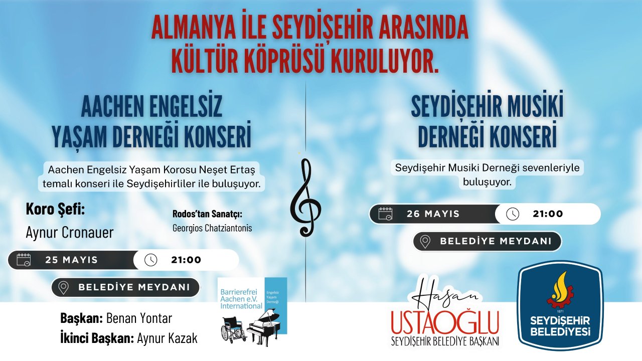 Seydişehir Ve Aachen Arasında Kültür Köprüsü Kuruluyor!