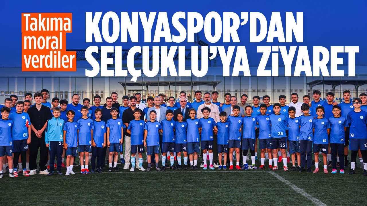 Selçuklu Belediyespor'a Konyaspor'dan moral ziyareti