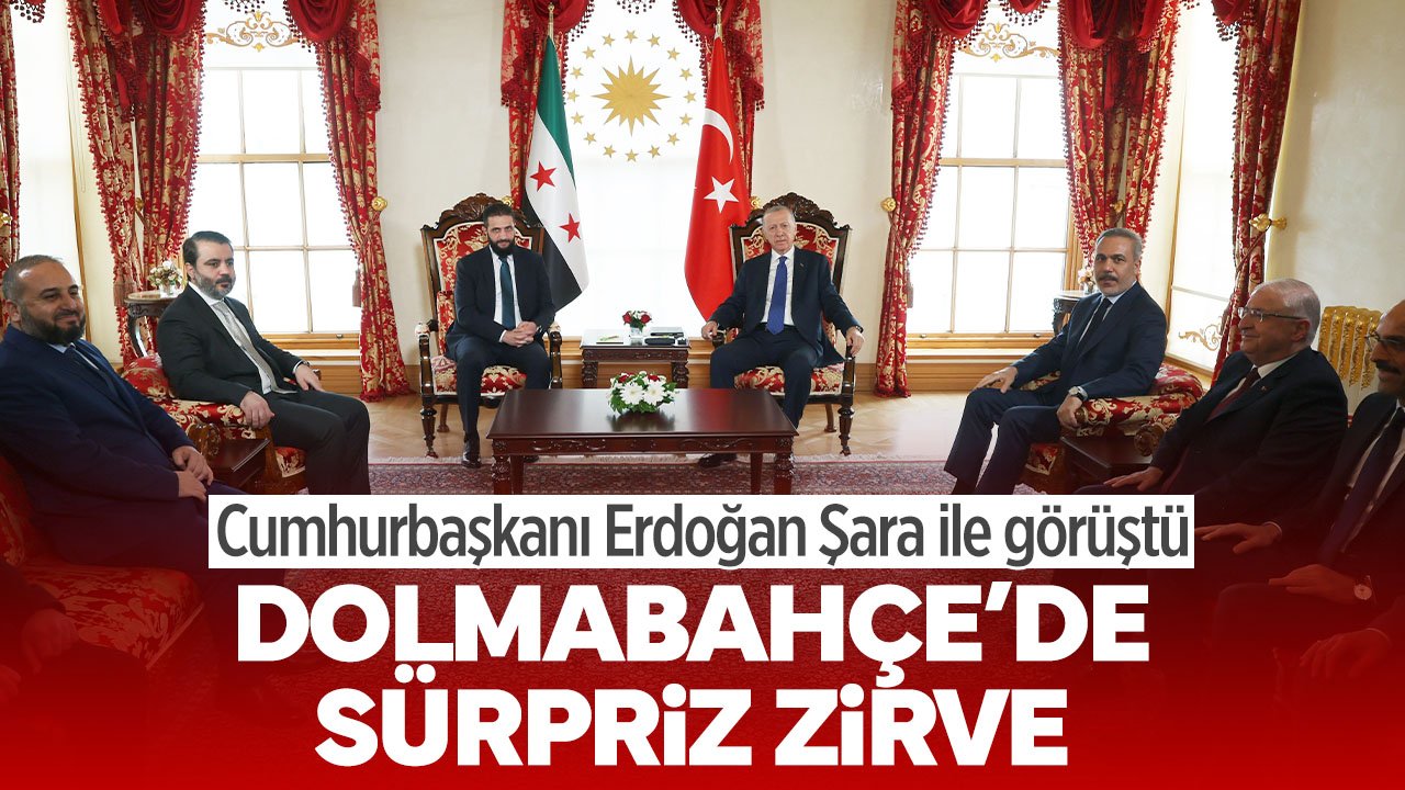 Cumhurbaşkanı Erdoğan Suriye Devlet Başkanı Ahmed Şara ile bir araya geldi