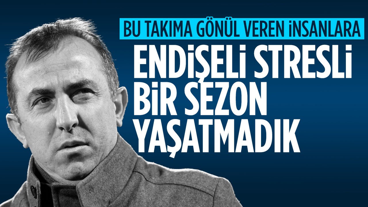 Recep Uçar: 'Stresli bir sezon yaşatmadık'