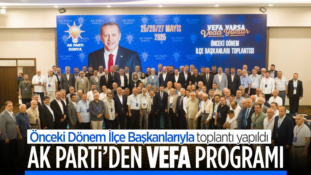 AK Parti Konya'dan vefa programı