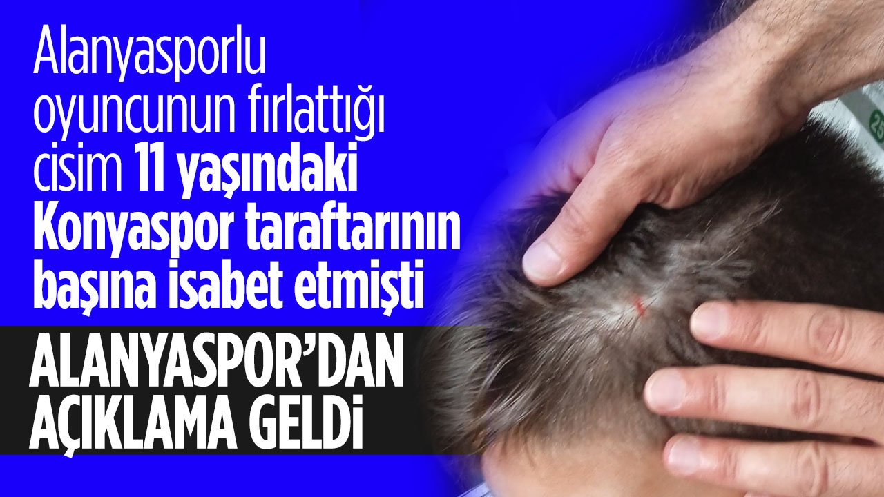 Konyaspor - Alanyaspor maçında yaşanan talihsiz olayın ardından Alanyaspor Başkanından geçmiş olsun mesajı