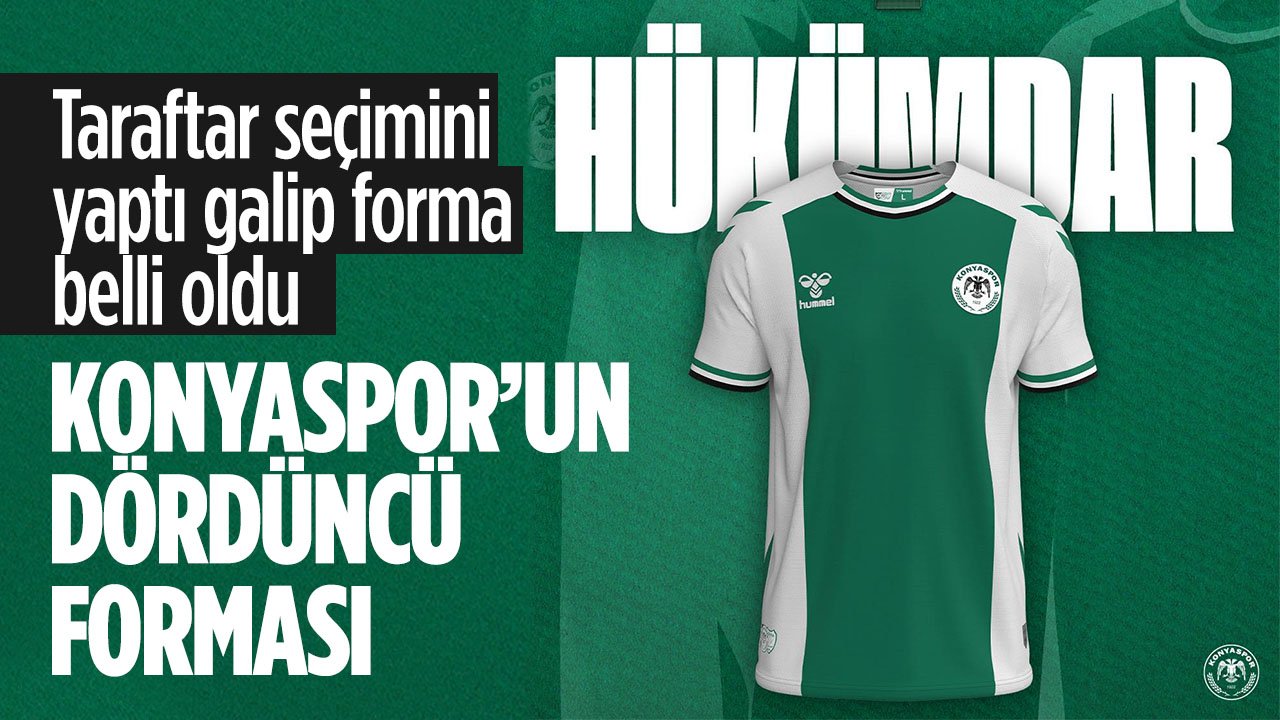 Konyaspor taraftarı seçimini yaptı: Dördüncü forma belli oldu