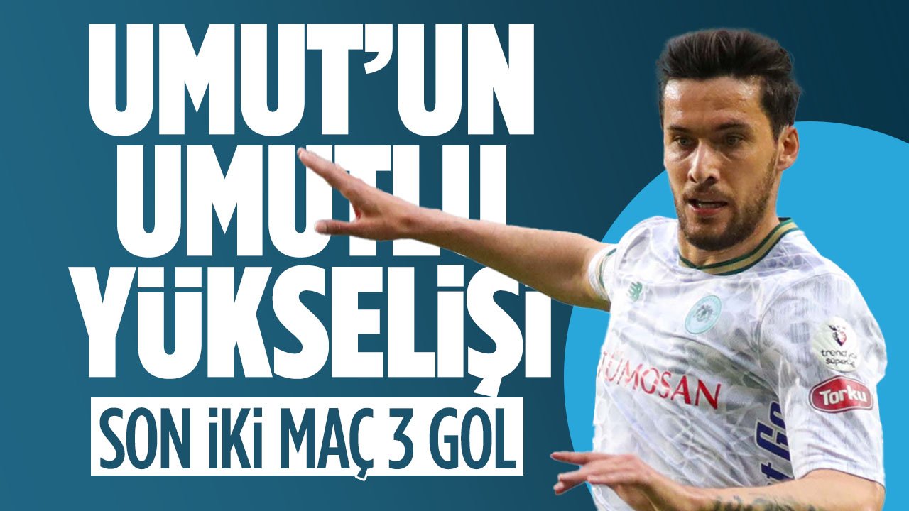 Performansı gün geçtikçe artıyor: Konyaspor'da Umut Nayir son 2 maçta 3 gol attı