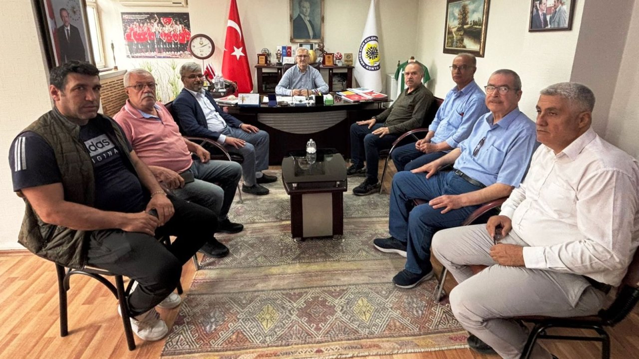 Akkisespor Konya ASKF'yi ziyaret etti