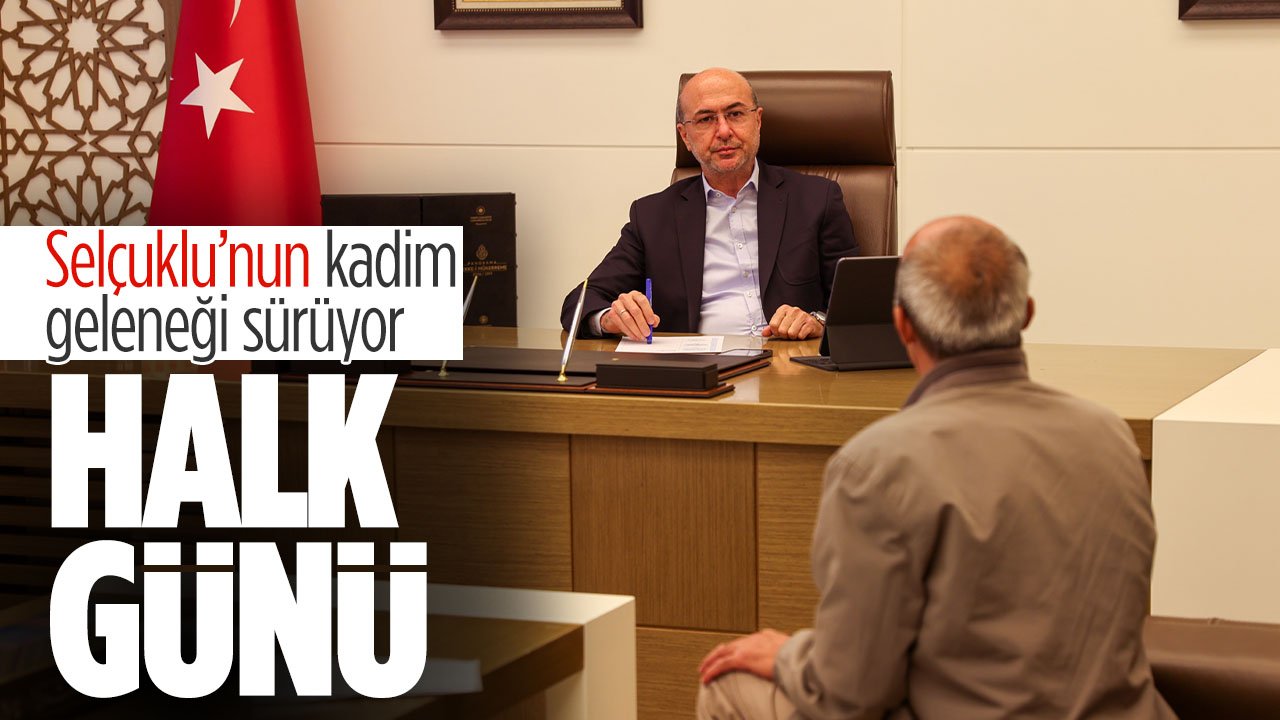Selçuklu'da 'Halk Günü' sürüyor: Başkan Pekyatırmacı vatandaşın taleplerini dinledi