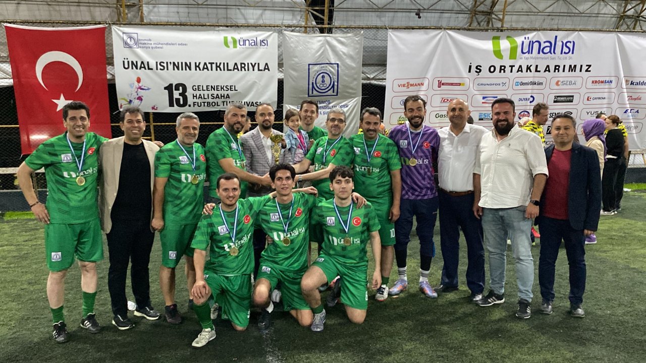 Makine Mühendisleri halı saha turnuvasında ter attı: Şampiyon Alperenler oldu